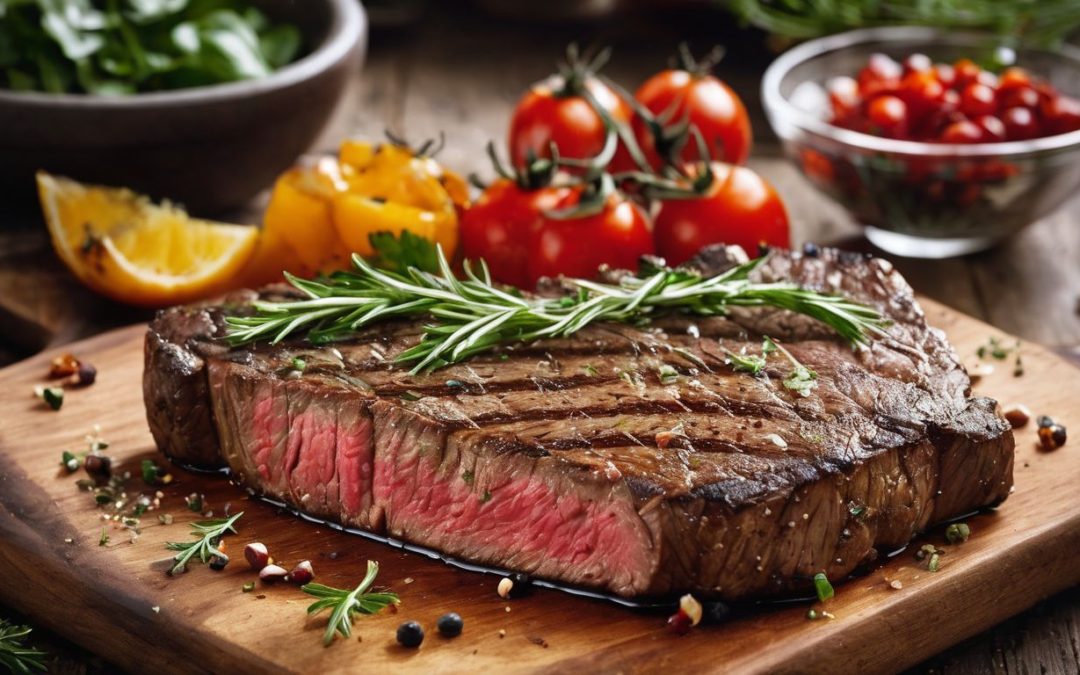 porterhouse steak on board