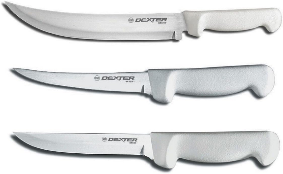 The Dexter Russell 3 Piece Knife Combo Set - Cutlery Butcher Chef Set