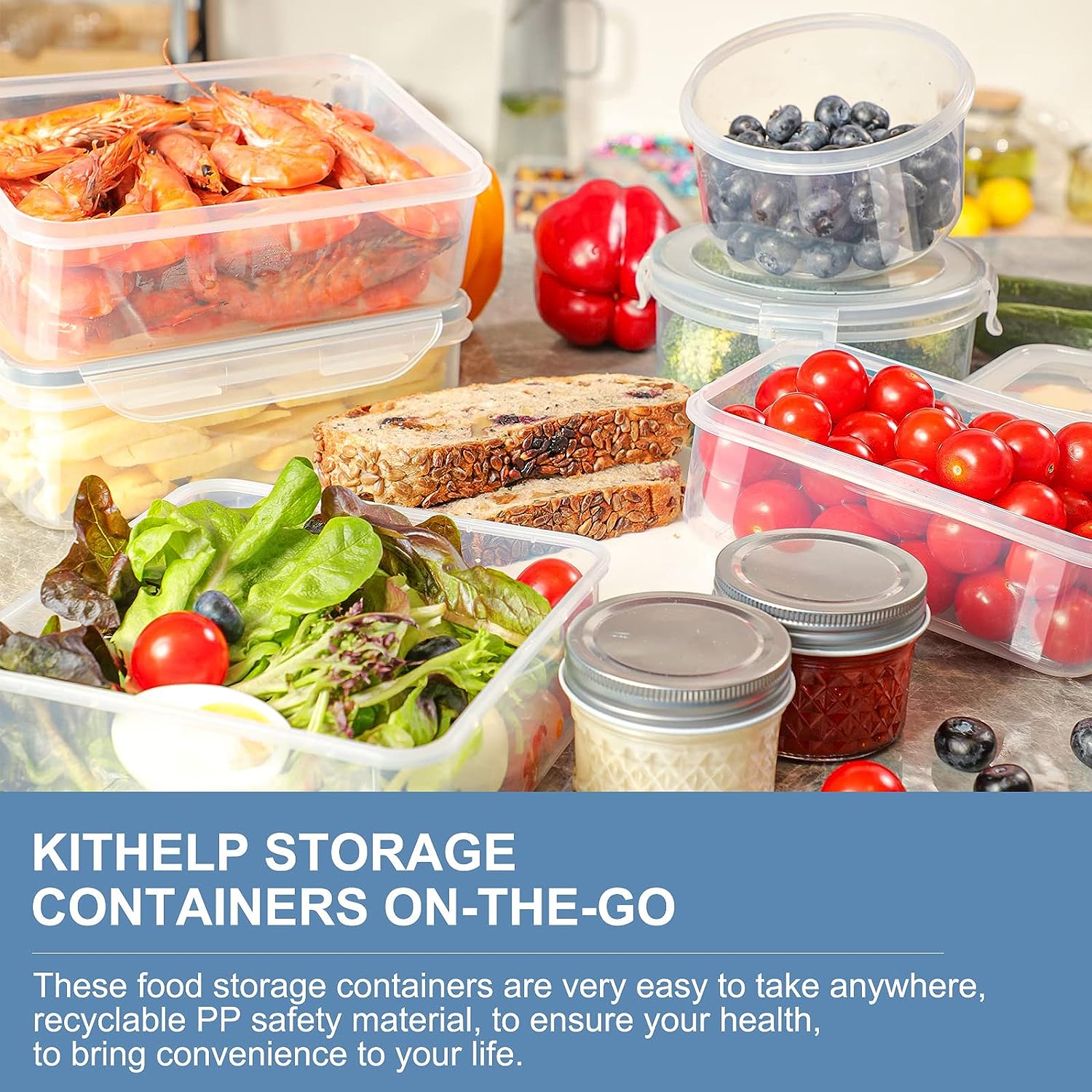 28 Pieces Food Storage Containers with Lids EXTRA LARGE Freezer Containers for Food BPA-Free Meat Fruit Vegetables Plastic Containers with lids Storage Airtight Leak-Proof Food Containers for Kitchen 28 Pieces Food Storage Containers with Lids EXTRA LARGE Freezer Containers for Food BPA-Free Meat Fruit Vegetables Plastic Containers with lids Storage Airtight Leak-Proof Food Containers for Kitchen