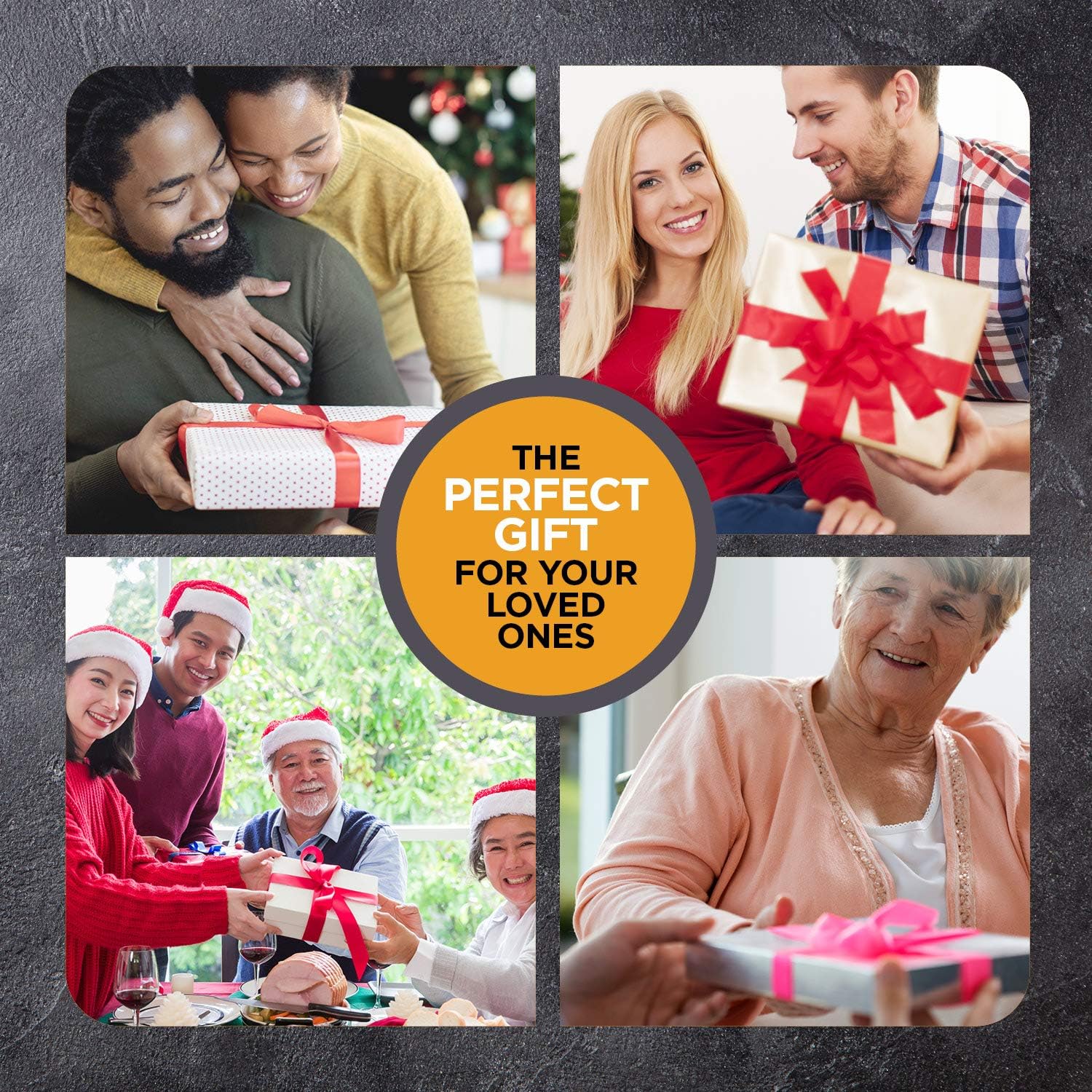 Charcuterie Boards Gift Set - Bamboo Cheese Board Set, Charcuterie Boards Accessories with Serving Knife - Unique Birthday Gifts for Women - Perfect Housewarming, Wedding Gifts for Couple