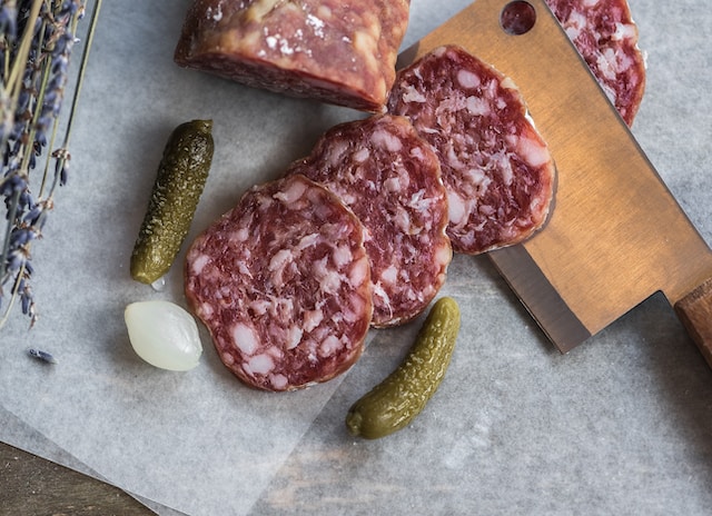 sliced salami